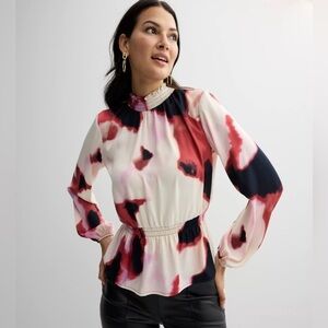 Women's Nine West Smocked Blouse Nine West